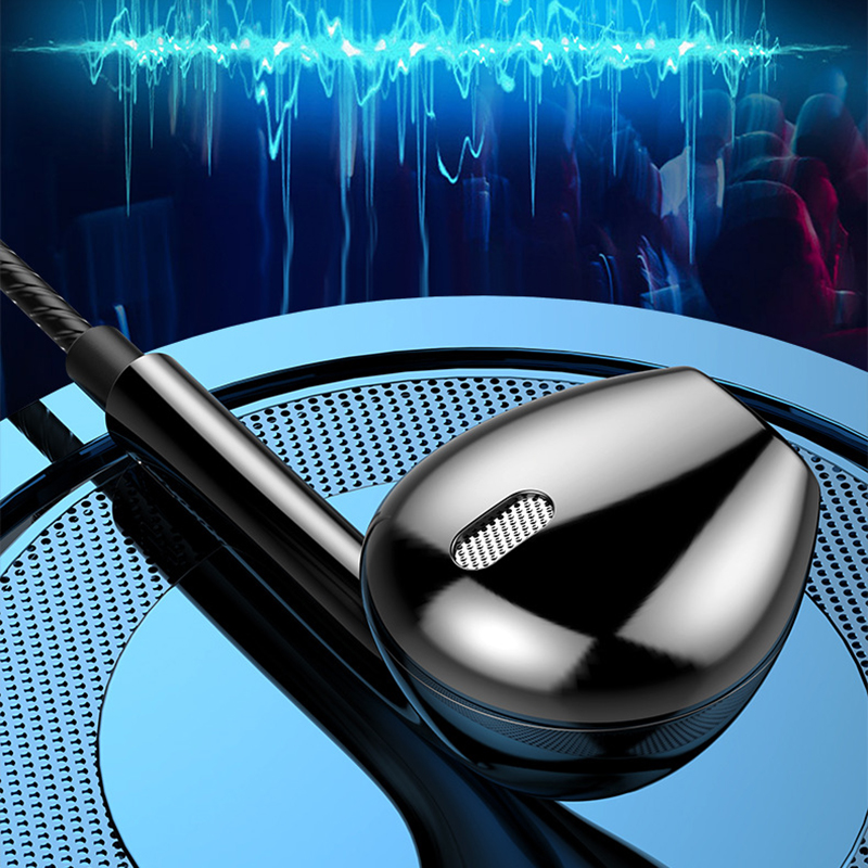 Wire-controlled Headset Suitable For Apple Android Tuning Wired In-ear Headphones YUE | BigBuy360 - bigbuy360.vn