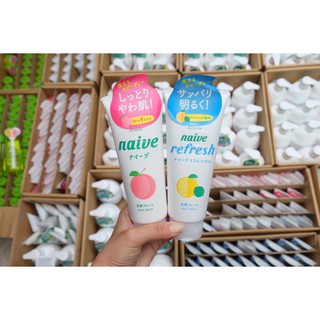 Sửa rửa mặt tẩy trang naive makeup removal face wash 200g - hàng nội địa nhật