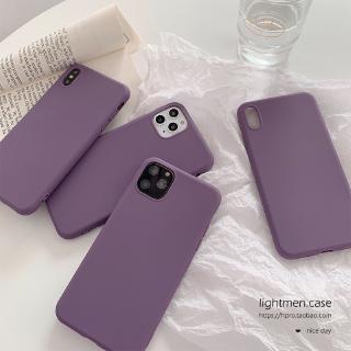 ốp lưng màu tím đơn giản cho điện thoại iphone
