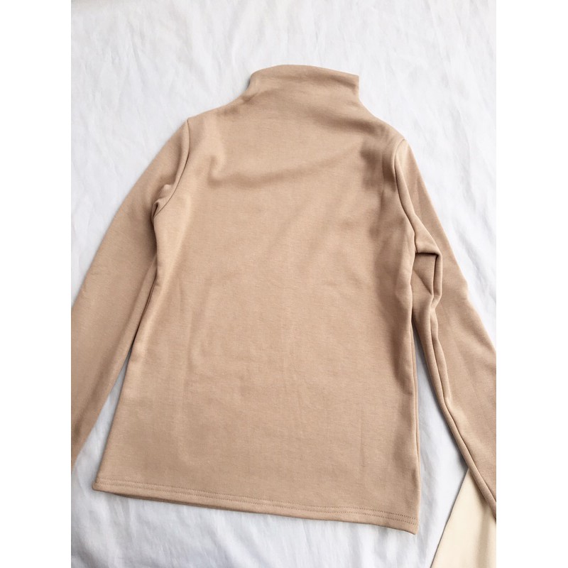 áo nỉ cổ trụ lót lông giữ nhiệt-ĐANG SẴN