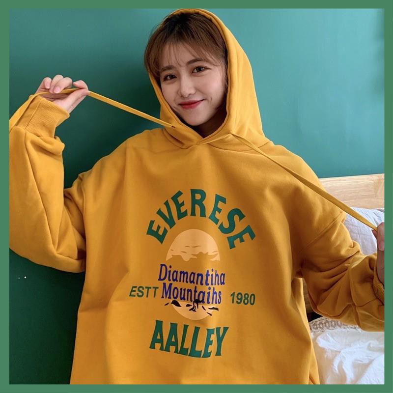 Áo Hoodie Nỉ Bông Dày Dặn Nam Nữ Unisex Form Rộng Everese Aalley - La mode | BigBuy360 - bigbuy360.vn