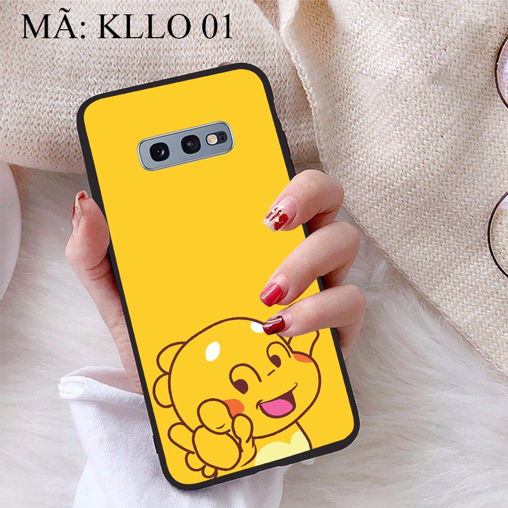 Ốp lưng Samsung S10E viền dẻo TPU BST Khủng Long Lai Ong