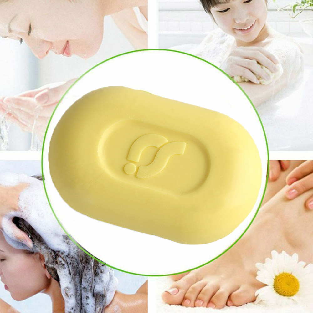 MXBEAUTY Fungal Sulfur Soap Skin Anti Soap Whitening Psoriasis Seborrhea Sulfur Bath Dermatitis Scabies/Multicolor