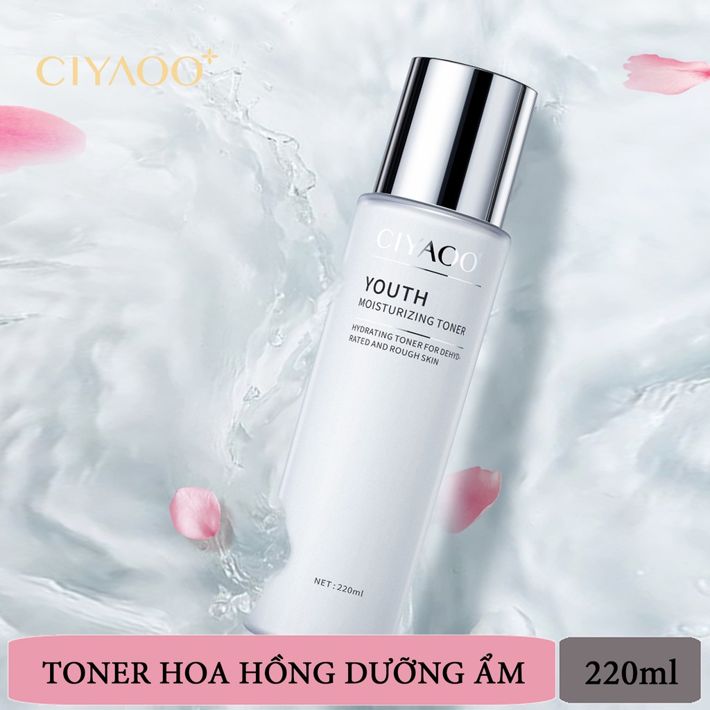 Nước hoa hồng CIYAOO MOISTURIZING TONER dưỡng ẩm làn da siêu mịn 220ml QX0034