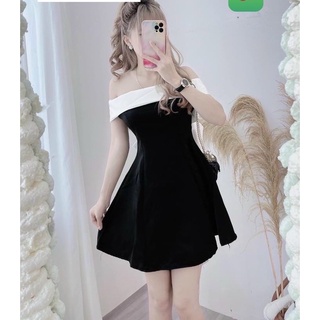 [Hoả tốc] Đầm Bẹt Vai Quảng Châu