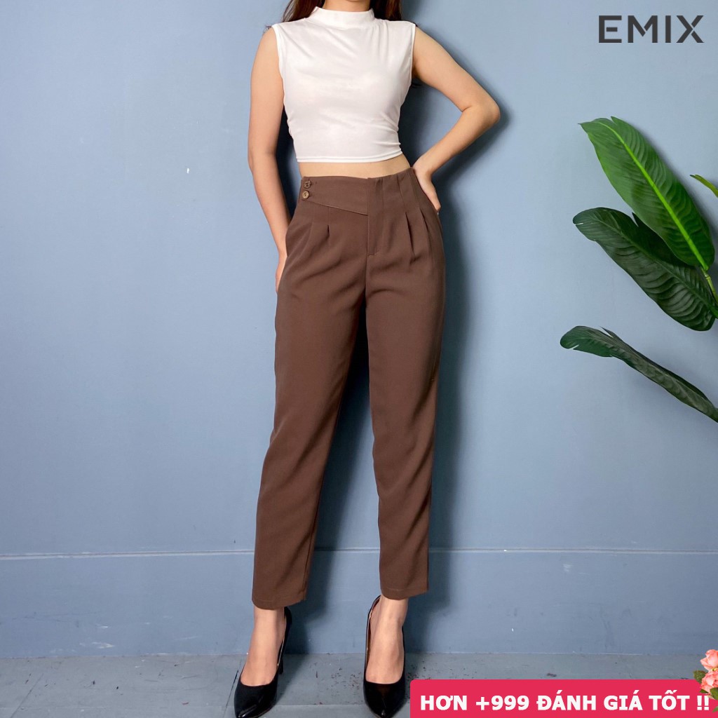 Quần baggy triệt eo 2 cúc EMIX | BigBuy360 - bigbuy360.vn