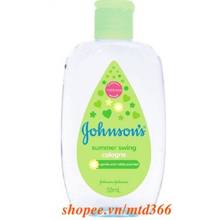 Nước Hoa Em Bé 125ml Johnsons Summer Swing Baby Cologne, Chính Hãng.