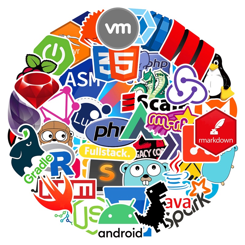 Sticker developer sticker lập trình viên chống nước TooYoo BK00262