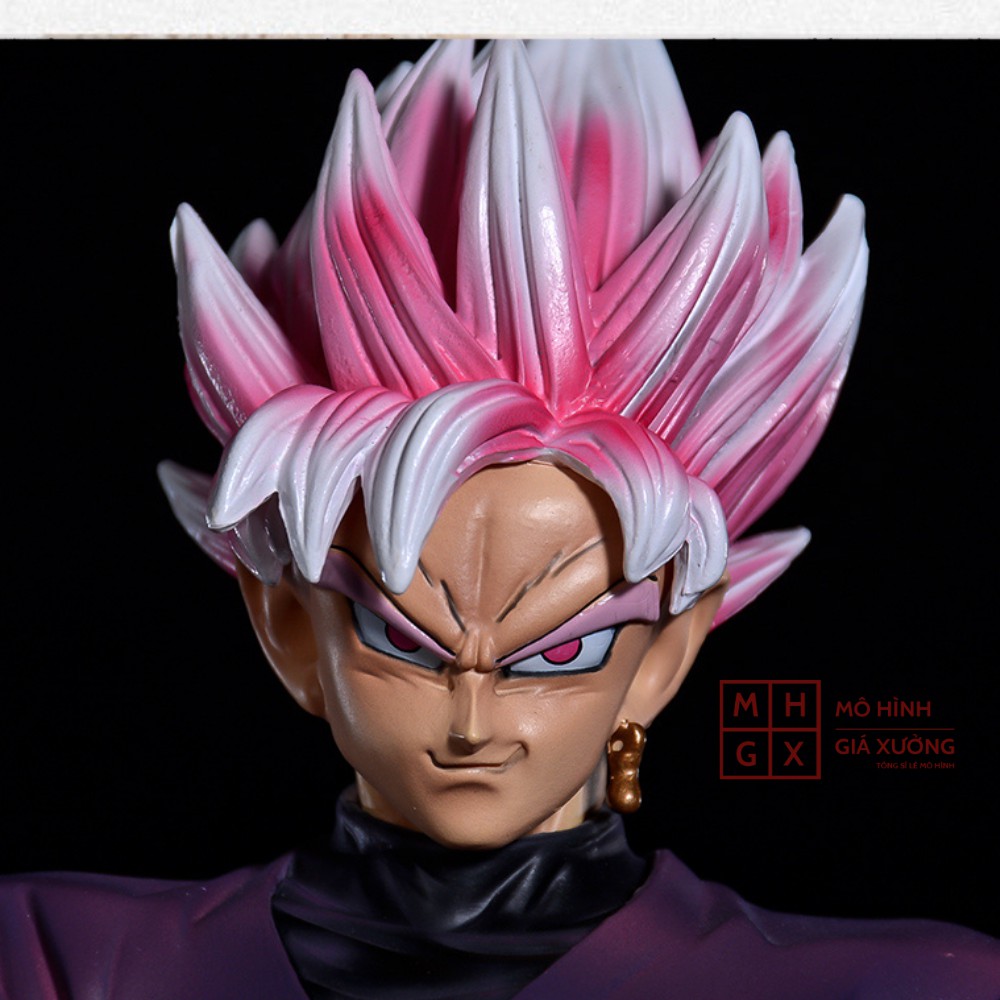 Mô hình Dragon Ball SonGoku Black Pink Tượng Bán Thân + có led cao 18cm , figure 7 viên ngọc rồng sogoku giá xưởng