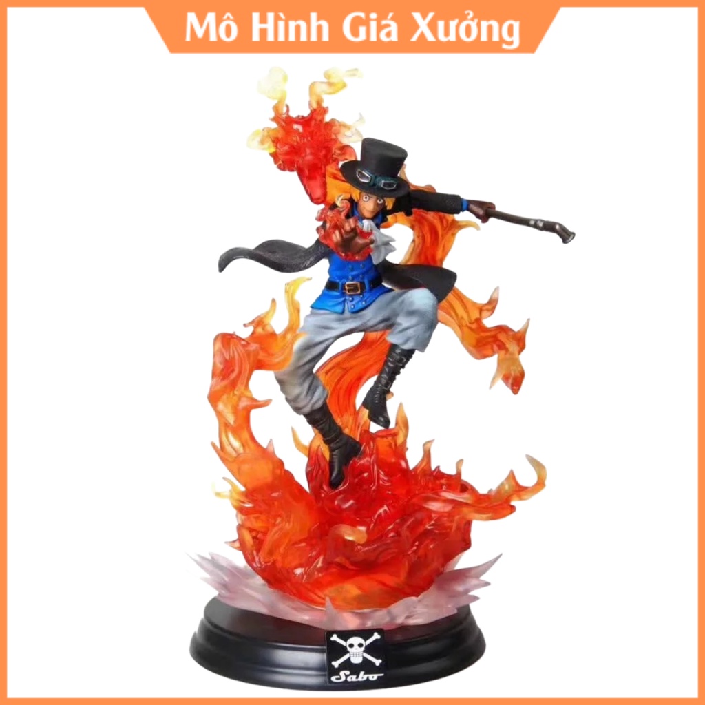 Mô Hình Sabo Cao 30cm - Tổng Tham Mưu Trưởng Của Quân Cách Mạng Trạng Thái Chiến Đấu -Tượng Figure One Piece