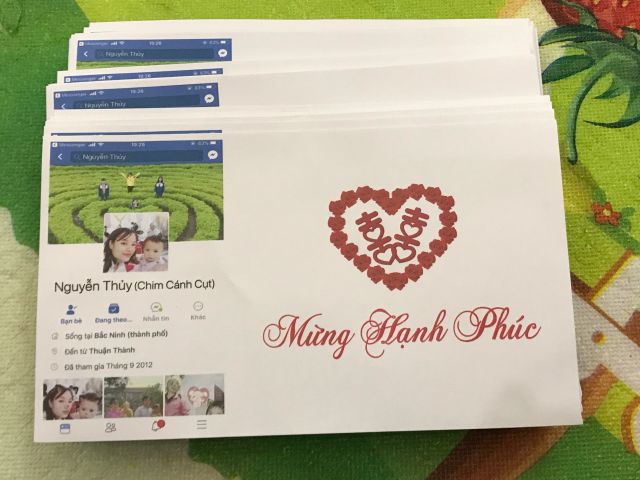 Phong bì chữ mừng hạnh phúc | BigBuy360 - bigbuy360.vn