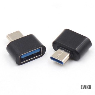 Bộ 2 Đầu Chuyển Đổi Usb Type C Đực Sang Usb 2.0 Cái