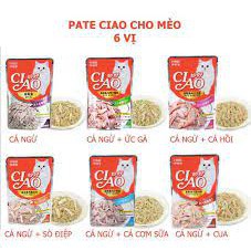 Pate Ciao 60g - Thơm ngon- Bổ dưỡng cho mèo