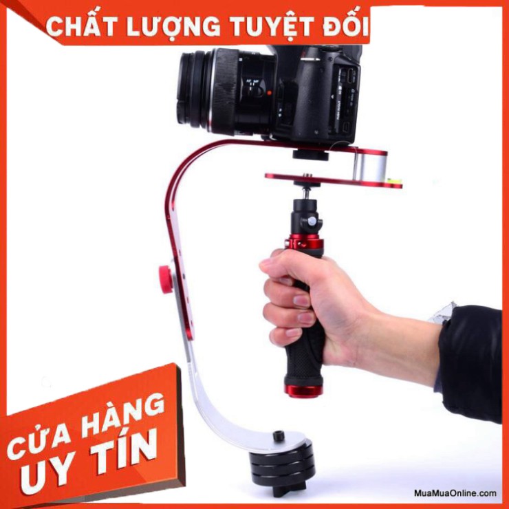 Tay Cầm Quay Phim Chống Rung Cho Máy Ảnh, Điện Thoại, Camera Chuyên Nghiệp