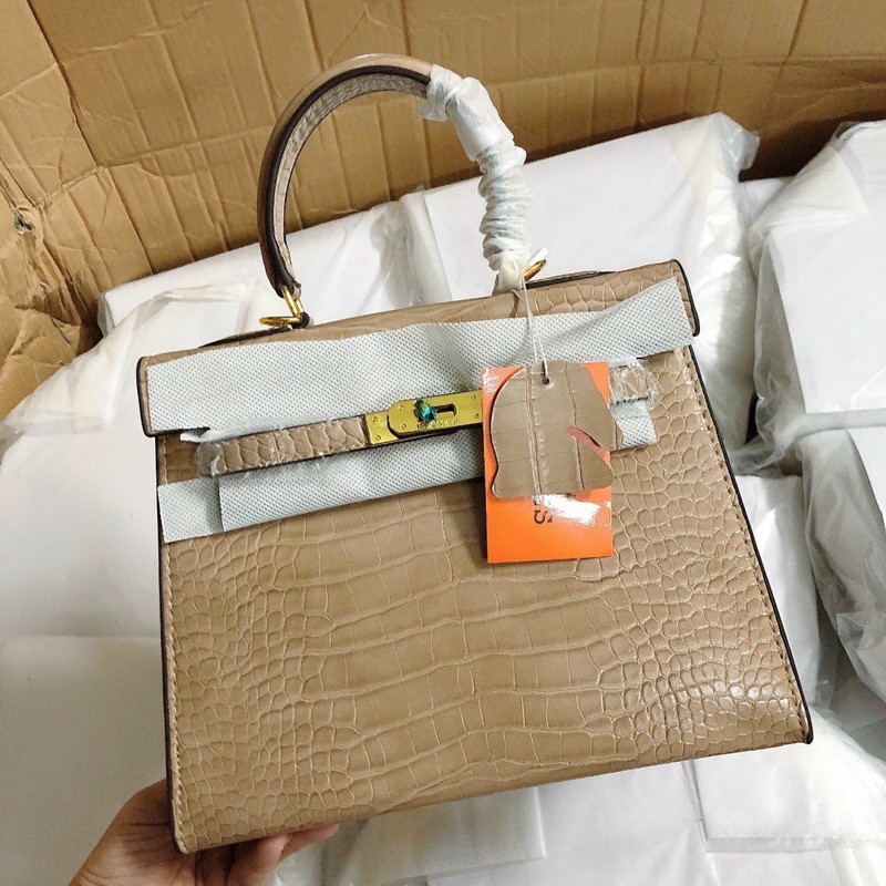 Túi Hm kelly da rắn