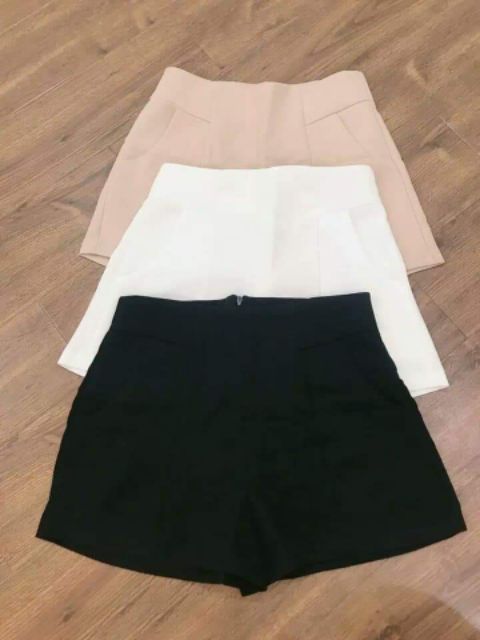 Quần short cạp cao chất tuyết mưa vitex 3 màu hàng đẹp | BigBuy360 - bigbuy360.vn
