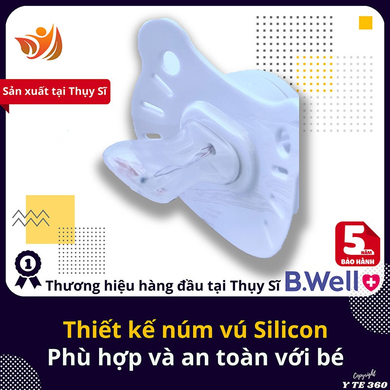 Nhiệt kế điện tử ngậm miệng đo nhiệt độ b.well wt 09 - bwell y tế 360