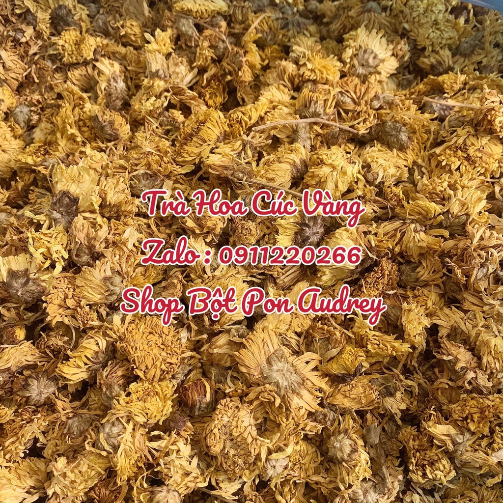 Hoa Cúc Vàng Sấy Lạnh Nguyên Chất - Làm Trà Uống, Xông Mặt, Ngâm Tắm