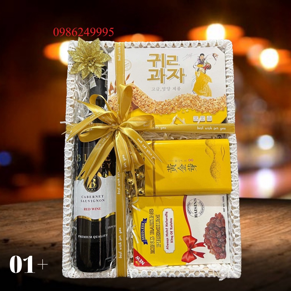 [giao 1h Hà Nội] khay giỏ quà tết có 3 màu xanh đỏ vàng - Khay quà Tết rẻ đẹp - quà tết kèm túi xách sang trọng | BigBuy360 - bigbuy360.vn