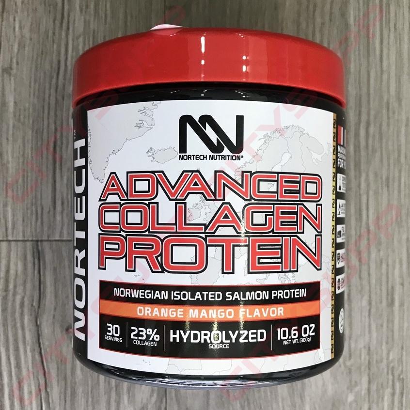NorTech Advanced Collagen Protein (Hộp 300G), Bổ Sung Protein Thủy Phân Cá Hồi, 23%Collagen, Đẹp Da &amp; Ngăn Ngừa Lão Hóa