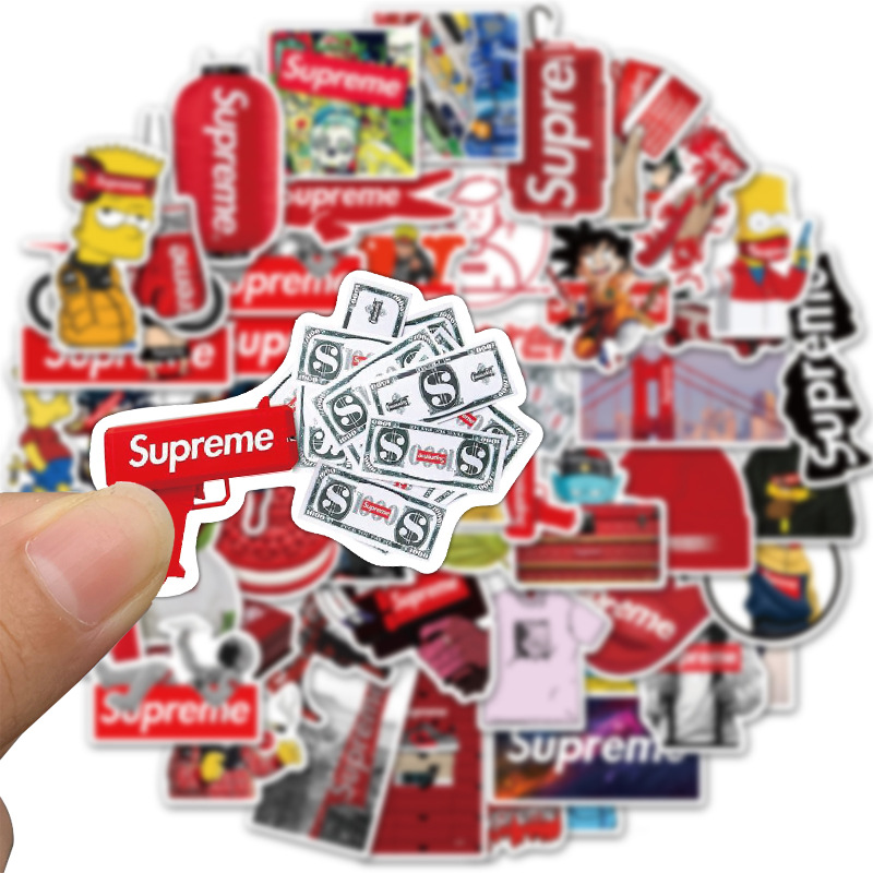 J· Bộ Hình Dán Chống Thấm Supreme, 50 tờ/bộ