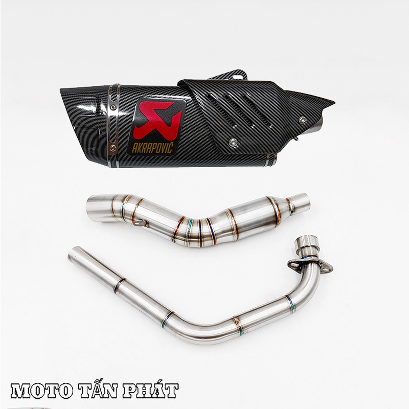 Pô Akrapovic r1 full sơn Cacbon nhập khẩu