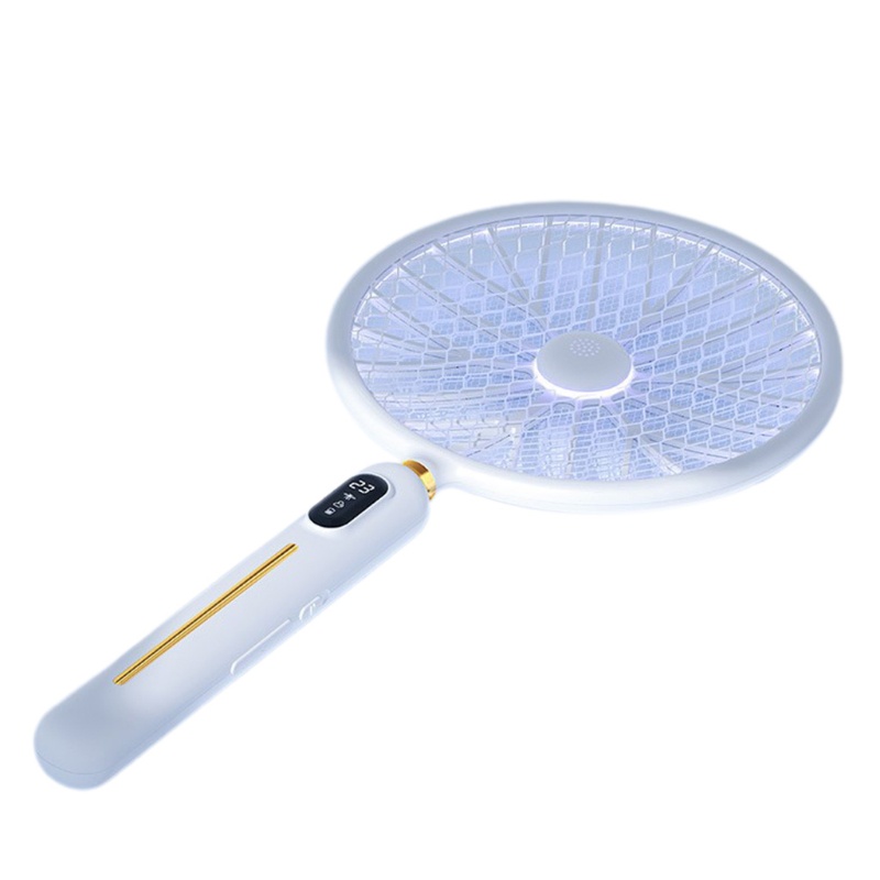 Vợt Điện Bắt Muỗi Thông Minh 3000V Màn Hình LED Hiển Thị