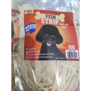 Khô cá sợi Toby gói 80g cho chó