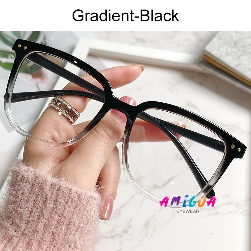 ✨✨Mắt kính gọng lớn chống ánh sáng xanh thời trang sành điệu cho nam và nữ