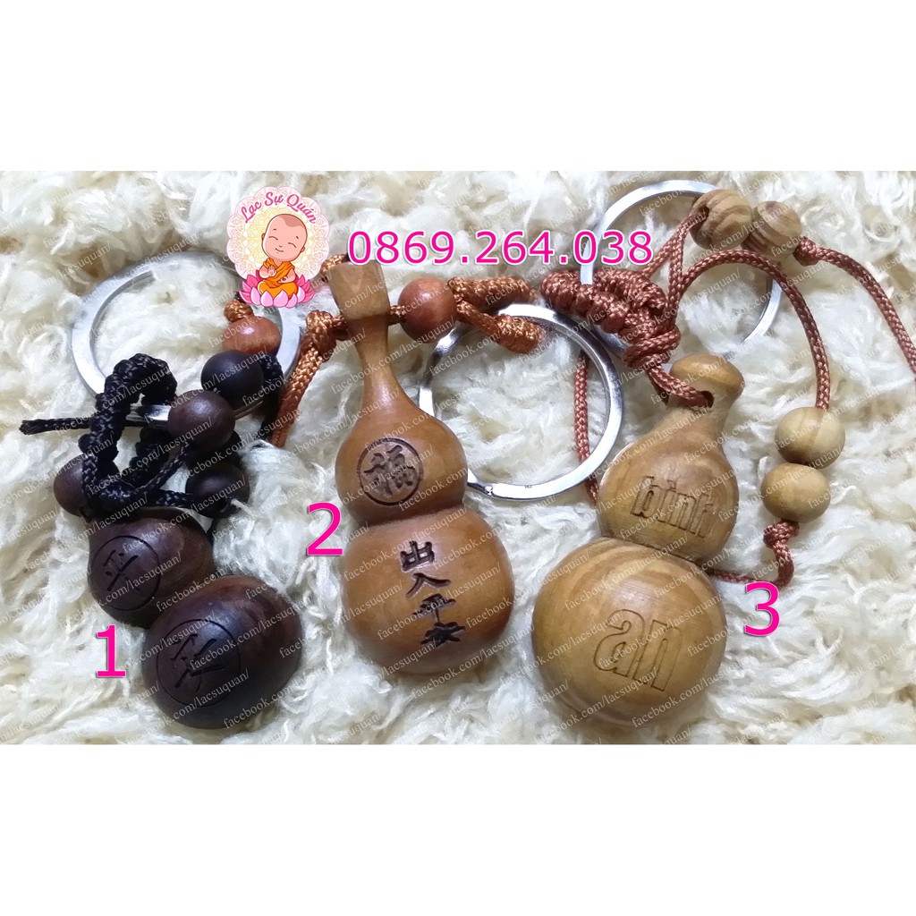 MÓC KHÓA GỖ - BÌNH HỒ LÔ