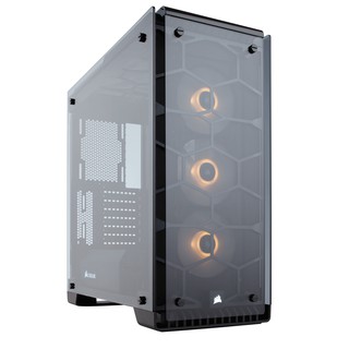 Vỏ case corsair crystal 570x black rgb – tempered glass