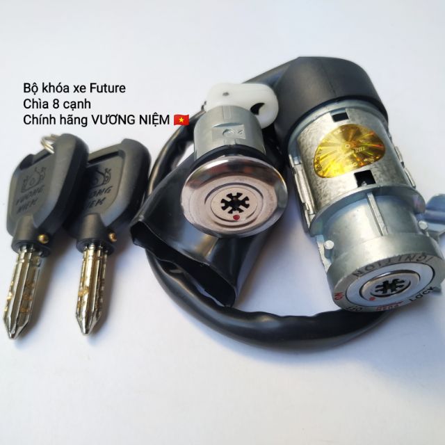 - Trọn bộ Khóa máy xe Future + khóa yên chìa 8 cạnh chống trộm cao cấp chính hãng VƯƠNG NIỆM 🇻🇳