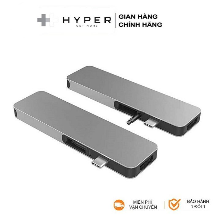 Cổng chuyển HyperDrive 7-in-1 Solo USB-C Hub cho Macbook, PC & Devices - GN21D