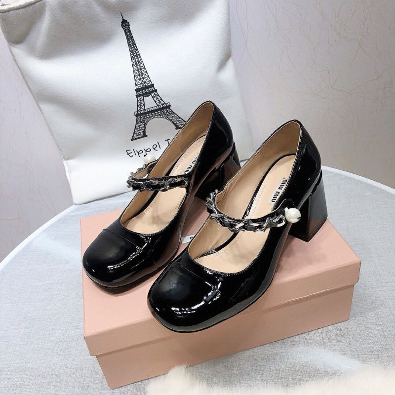 Giày cao gót miumiu mẫu hot nhất 2021 8cm