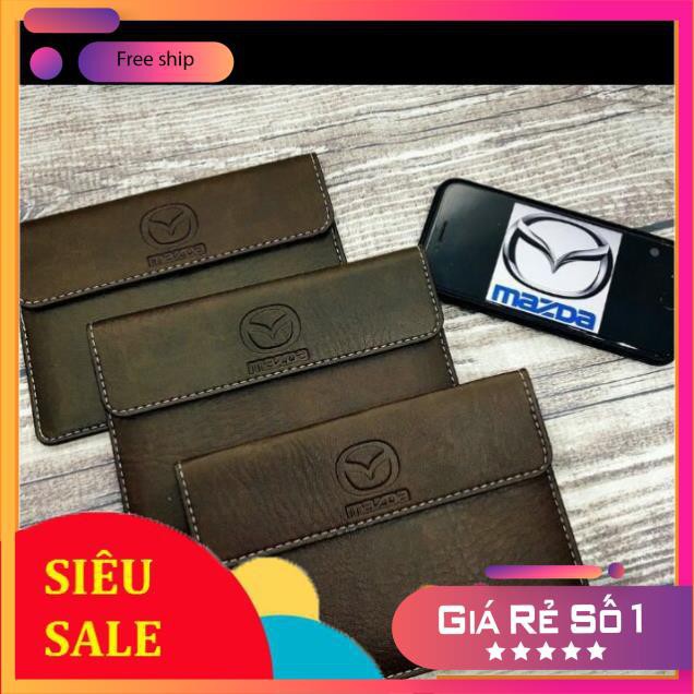 [RẺ VÔ ĐỊCH] Ví Đựng Giấy Tờ Xe Ô tô, Da Sang Trọng, Khắc Tên, Số ĐT, Biển Số Xe Theo Ý Khách Hàng - Hình Thật