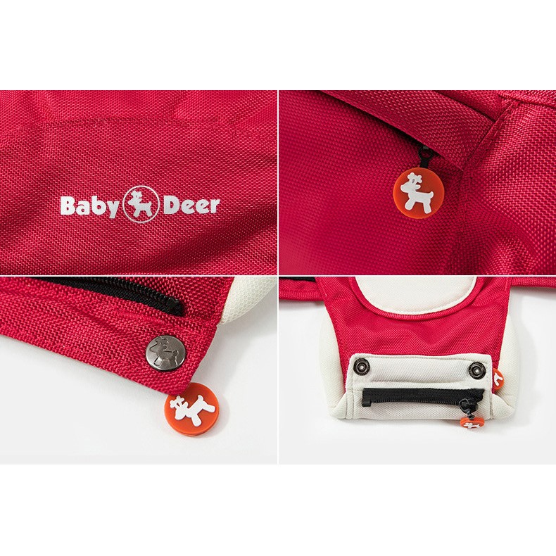 Địu Em Bé Chống Gù 4 Tư Thế BabyDeer Cho Bé 0-36 Tháng - TIMIKID STORE