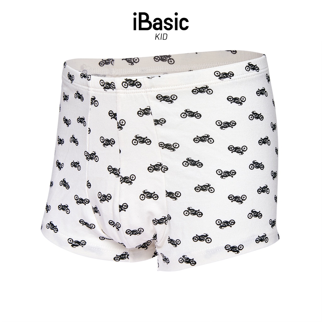 Quần lót bé trai cotton họa tiết iBasic PANB024