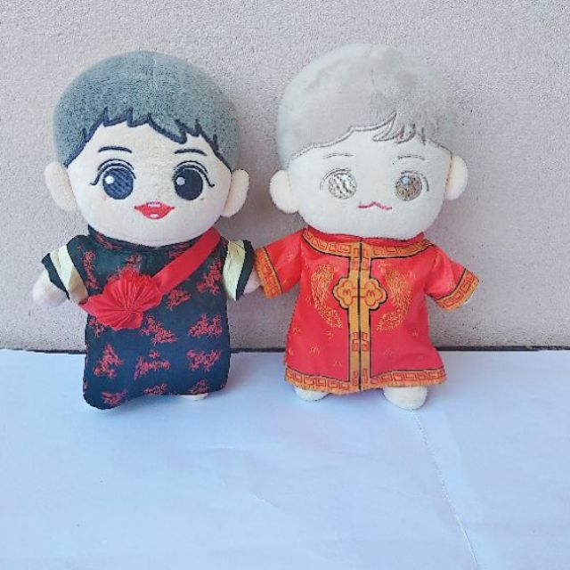 Outfit tân lang tân nương cho doll20cm