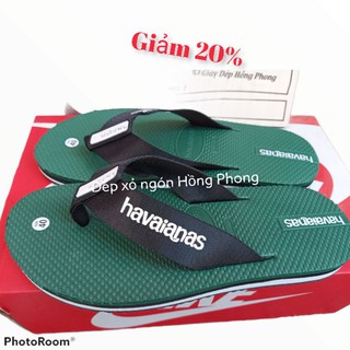 dép nam havaianas quai dù màu xanh riêu hàng thái mẫu mới nhất 2021