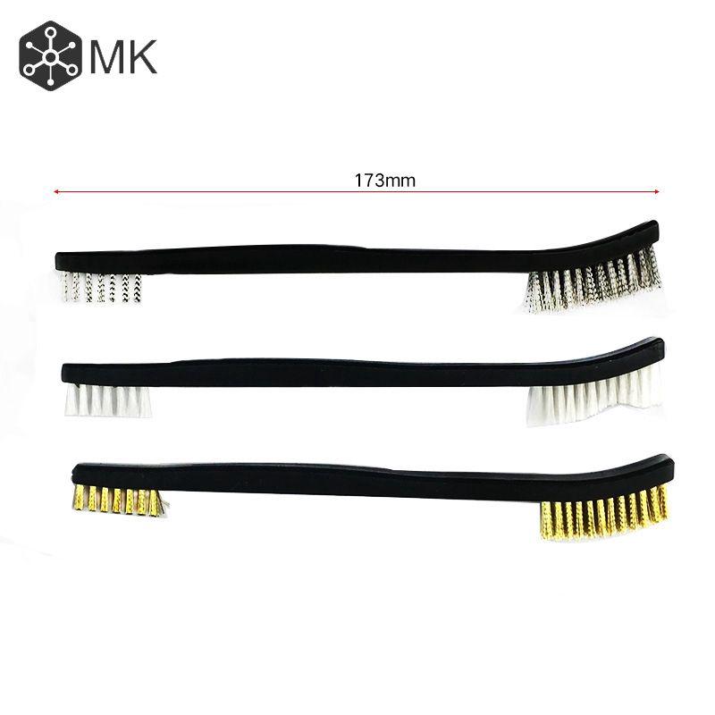 Set 3 cọ mini bằng đồng thau vệ sinh rỉ sắt