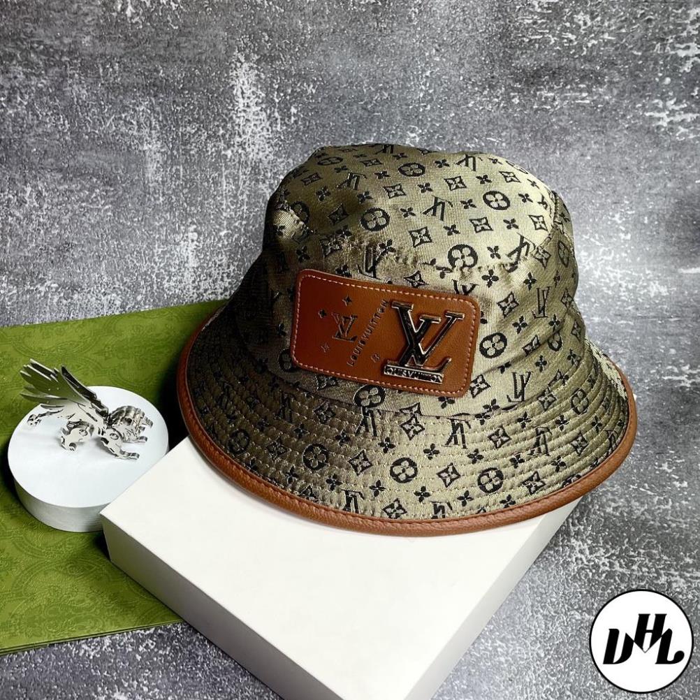 [BUCKET LV] NÓN MŨ BUCKET LƯỠI TRAI UNISEX LOGO LV CỰC SANG