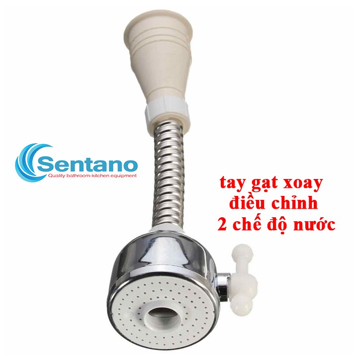 Đầu vòi VTA-03 xoay 360 độ ĐA NĂNG 2 chế độ nước có ĐẦU CHỤP CAO SU | BigBuy360 - bigbuy360.vn