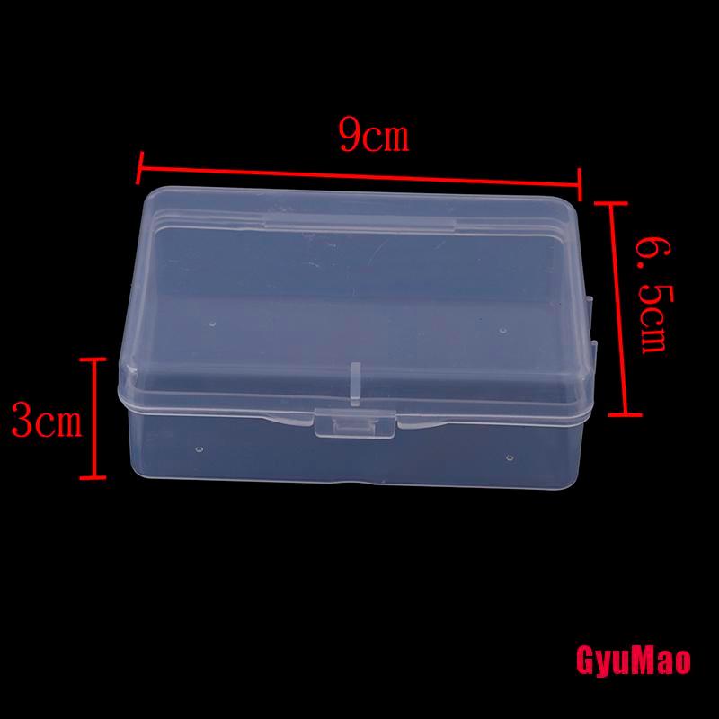 Hộp Nhựa Trong Suốt Hình Vuông Đựng Đồ Đa Năng 9cm*6.5cm*3cm