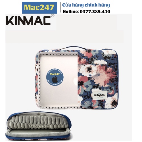 (KINMAC) Túi chống sốc đựng Laptop Macbook, surface kèm quay xách tay tiện dụng size 12/13/14/15/16inch