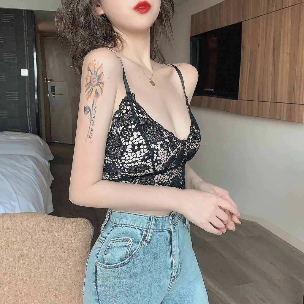 mẫu mới* Áo Bra Ren Sexy Phong Cách Hàn quốc