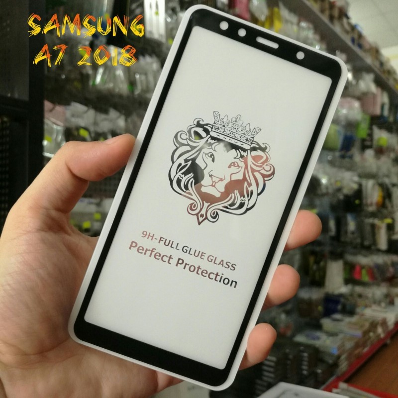 Kính Cường lực 5D full màn Samsung A7 2018 màu đen