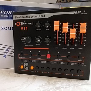 Soundcard V11 version 2019 chuyên thu âm hát karaoke livestream