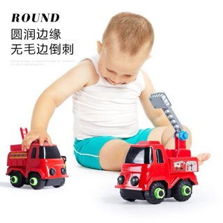 Bộ 6 xe mô hình công trình cho bé tháo lắp