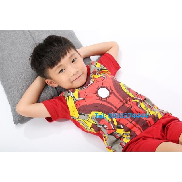 Bộ thun người sắt IRON MAN cho bé