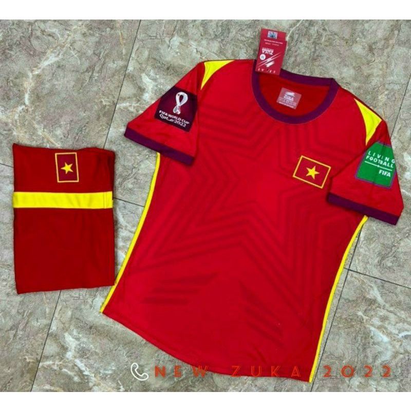 quần áo đá bóng việt nam/freeship từ 150k/Bộ quần áo đội tuyển QUỐC GIA VIỆT NAM (cao cấp )mẫu mới nhất 2022